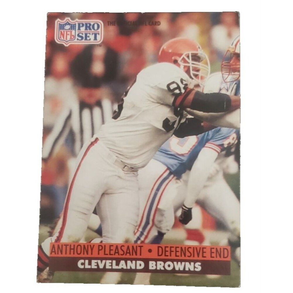 1991 Pro Set #475 Anthony Pleasant - Cleveland Browns NFL Football Card
